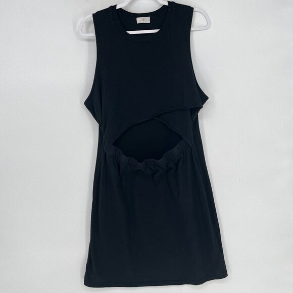 Anthropologie T.La Black Cut-Out Mini Dress XL - Picture 6 of 13